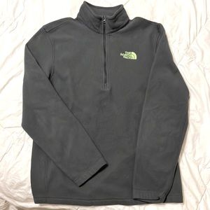 Men’s North Face polar tech 1/4 zip pullover. Size small
